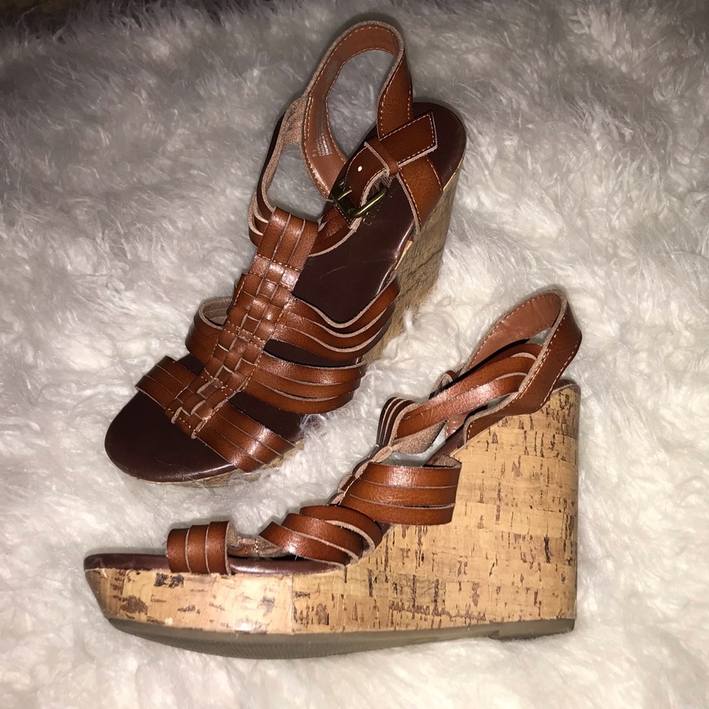 Cork Wedges Size 8 1/2